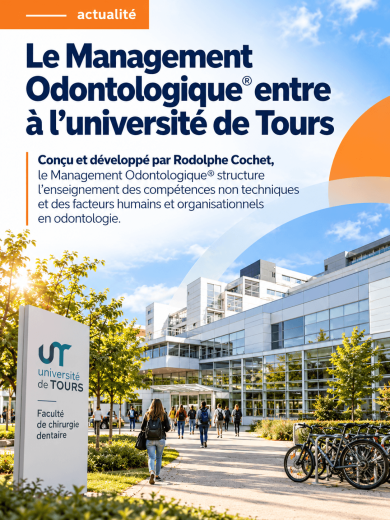 Le Management Odontologique® entre à l'Université de Tours