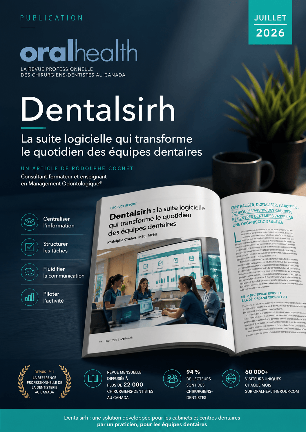 Oral Health consacre un article à Dentalsirh®.png